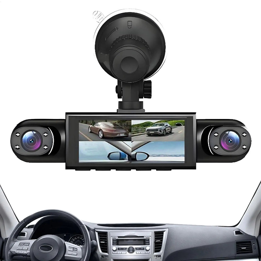 4-Channel Dash Camera 1080P | Front, Rear, Left & Right Recording