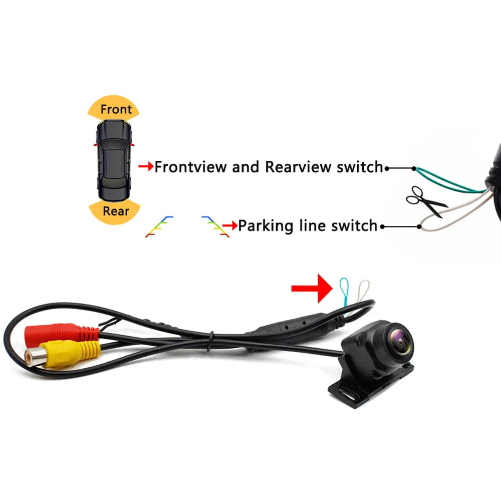 SMARTOUR HD Car Backup Camera - Night Vision, Fisheye Lens, Waterproof