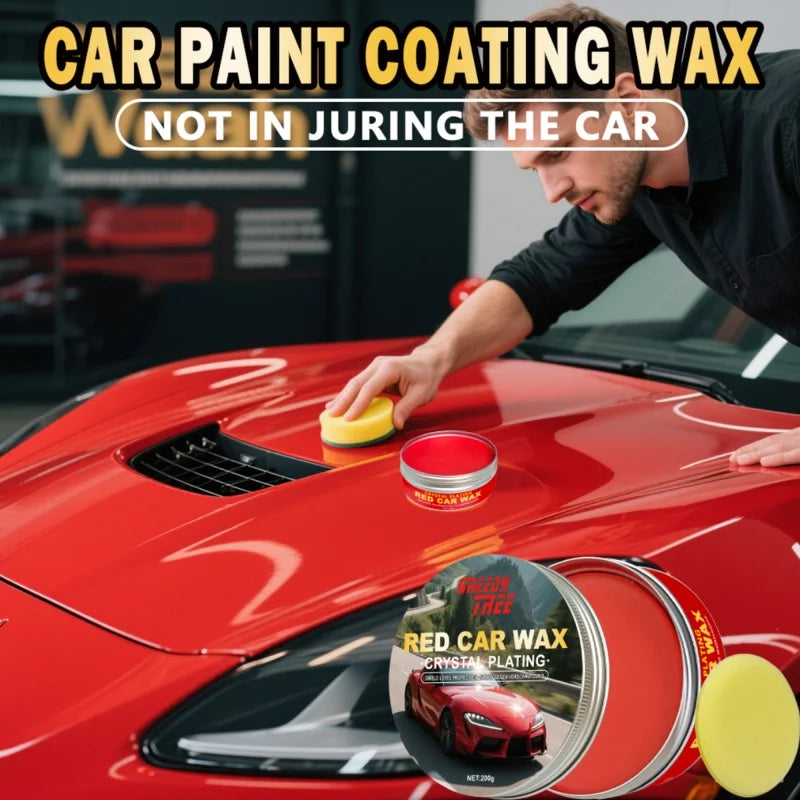 Premium Red Car Polish Wax Deep Color Enhancer UV Protection | Zonix Lifestyle