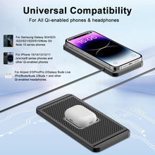 15W Fast Car Wireless Charging Pad | Anti-Slip Mat | Multi-Device | USB & Type-C | Zonix Lifestyle