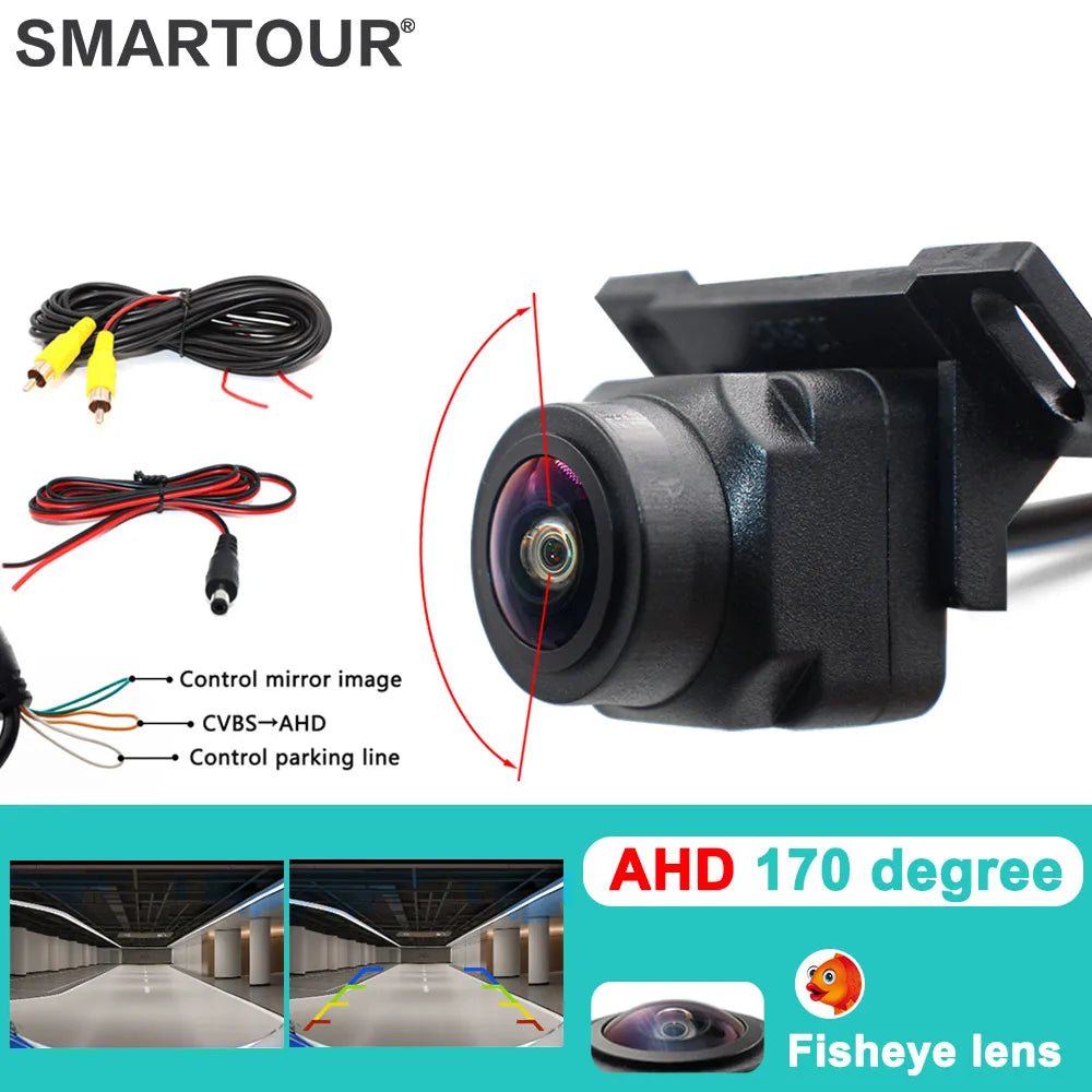 SMARTOUR HD Car Backup Camera - Night Vision, Fisheye Lens, Waterproof