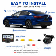 170° Car Backup Camera | HD Rear View | Night Vision | Wide Angle Parking
