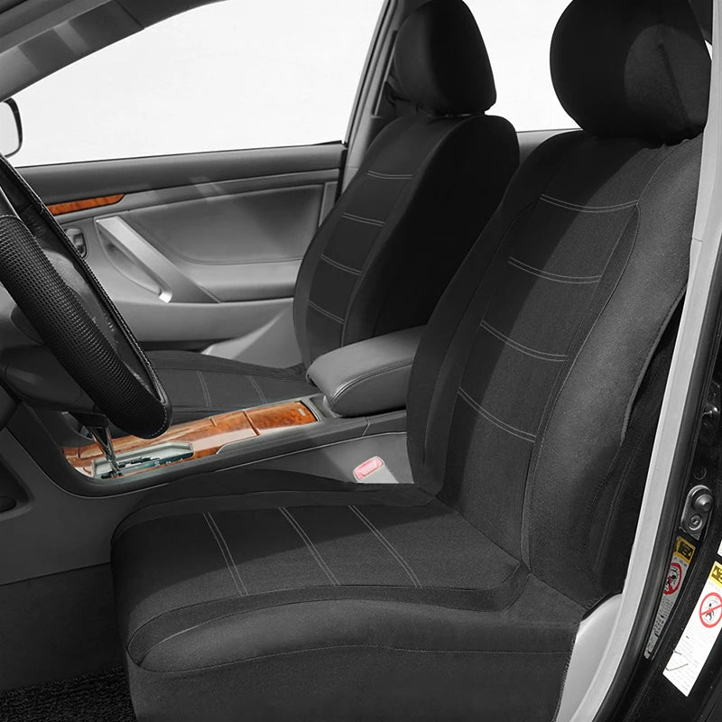 AUTO PLUS Universal Car Seat Covers - Full Set (9 Pieces)