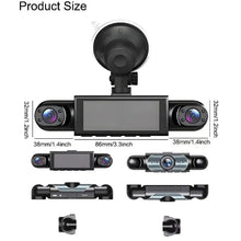 4-Channel Dash Camera 1080P | Front, Rear, Left & Right Recording