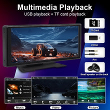 10.26-Inch Car Monitor | Wireless CarPlay & Android Auto | Bluetooth AUX USB | In-Dash Screen