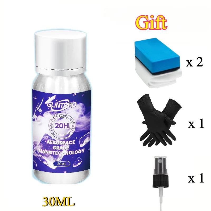20H Ceramic Car Paint Coating High Gloss Hydrophobic Protection 30ml | Zonix Lifestyle