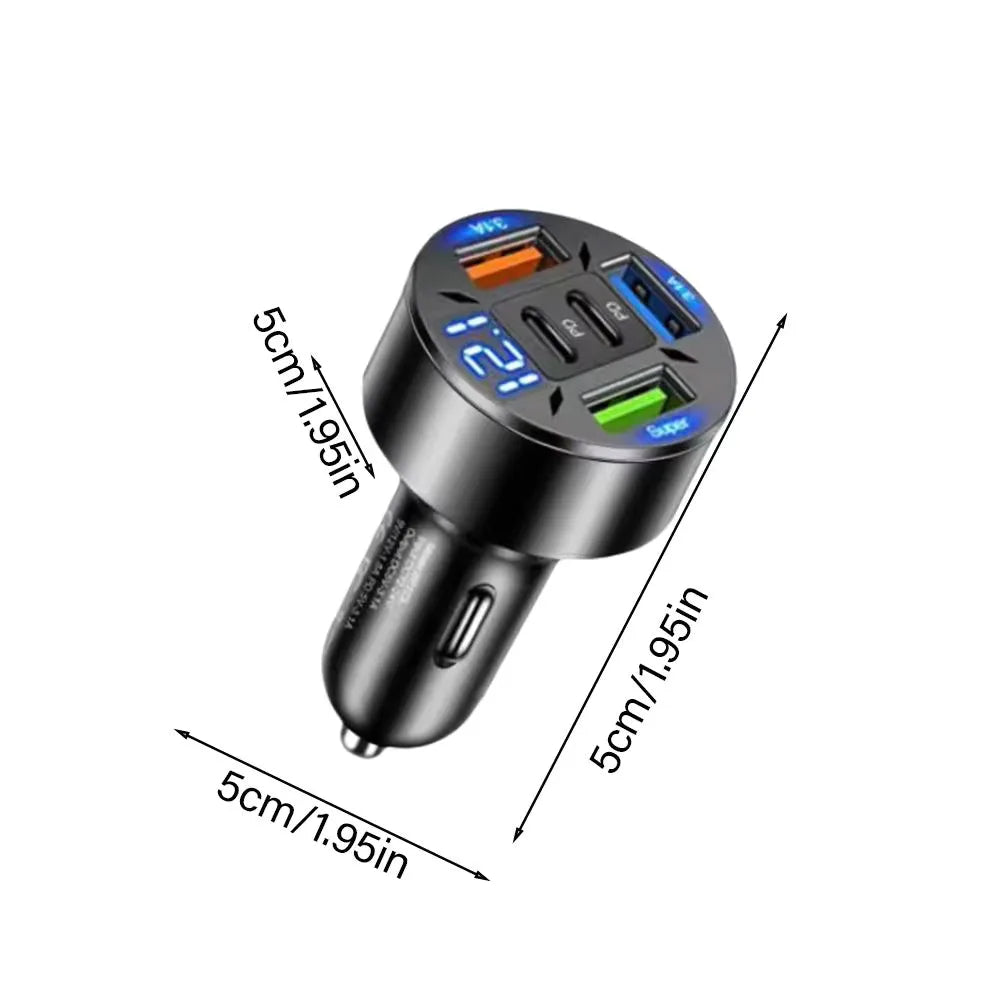 250W 5-Port Car Charger | Zonix Lifestyle