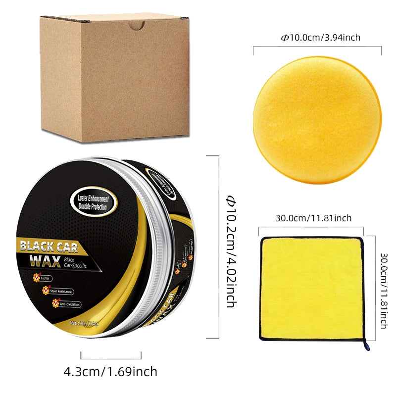 Crystal Plating Car Wax & Polish Set 210g | Deep Gloss Paint Protection | Zonix Lifestyle