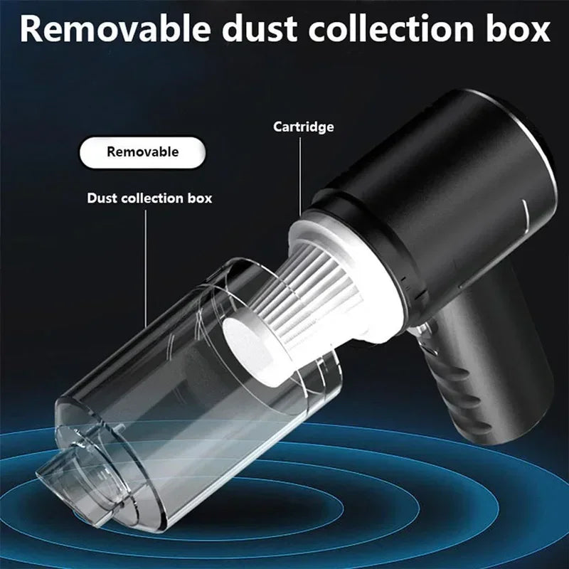 Wireless Car Vacuum Cleaner | Portable Handheld | 120W 5500Pa | Mini Cyclone | Zonix Lifestyle