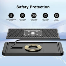 15W Fast Car Wireless Charging Pad | Anti-Slip Mat | Multi-Device | USB & Type-C | Zonix Lifestyle