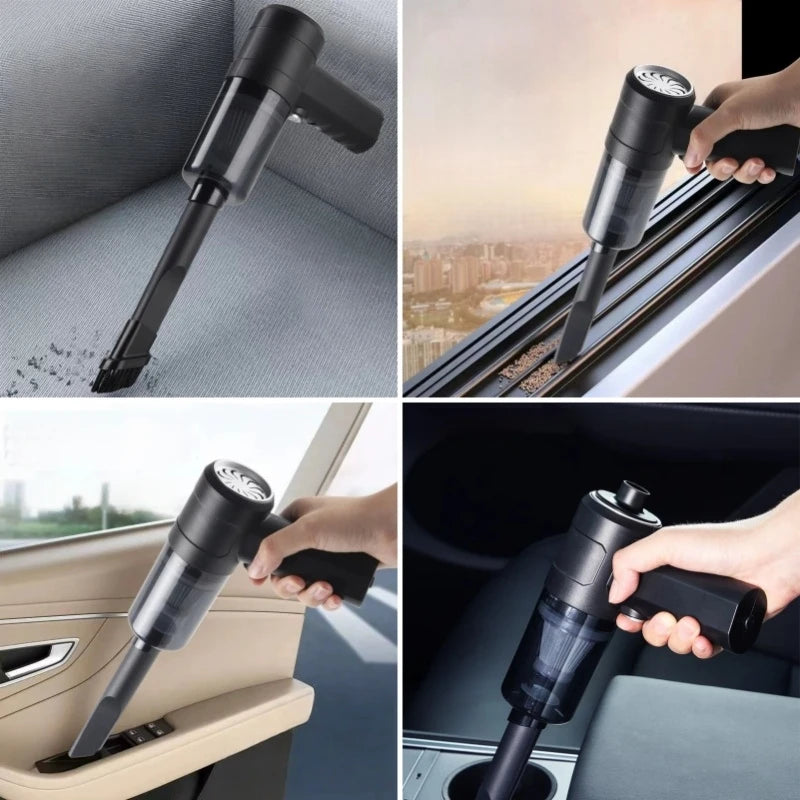 Handheld Wireless Car Vacuum Cleaner | 120W Portable | HEPA Filter | USB-C Charging