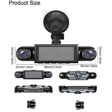 4-Channel Dash Camera 1080P | Front, Rear, Left & Right Recording