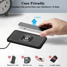 15W Fast Car Wireless Charging Pad | Anti-Slip Mat | Multi-Device | USB & Type-C | Zonix Lifestyle