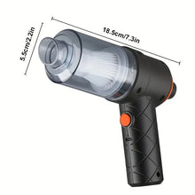 Car Mounted Wireless Vacuum Cleaner | Portable Handheld | Washable Filter | Blow & Suction | Zonix Lifestyle