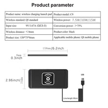 Wireless Car Charger Pad 15W Qi Fast Charging | Zonix Lifestyle