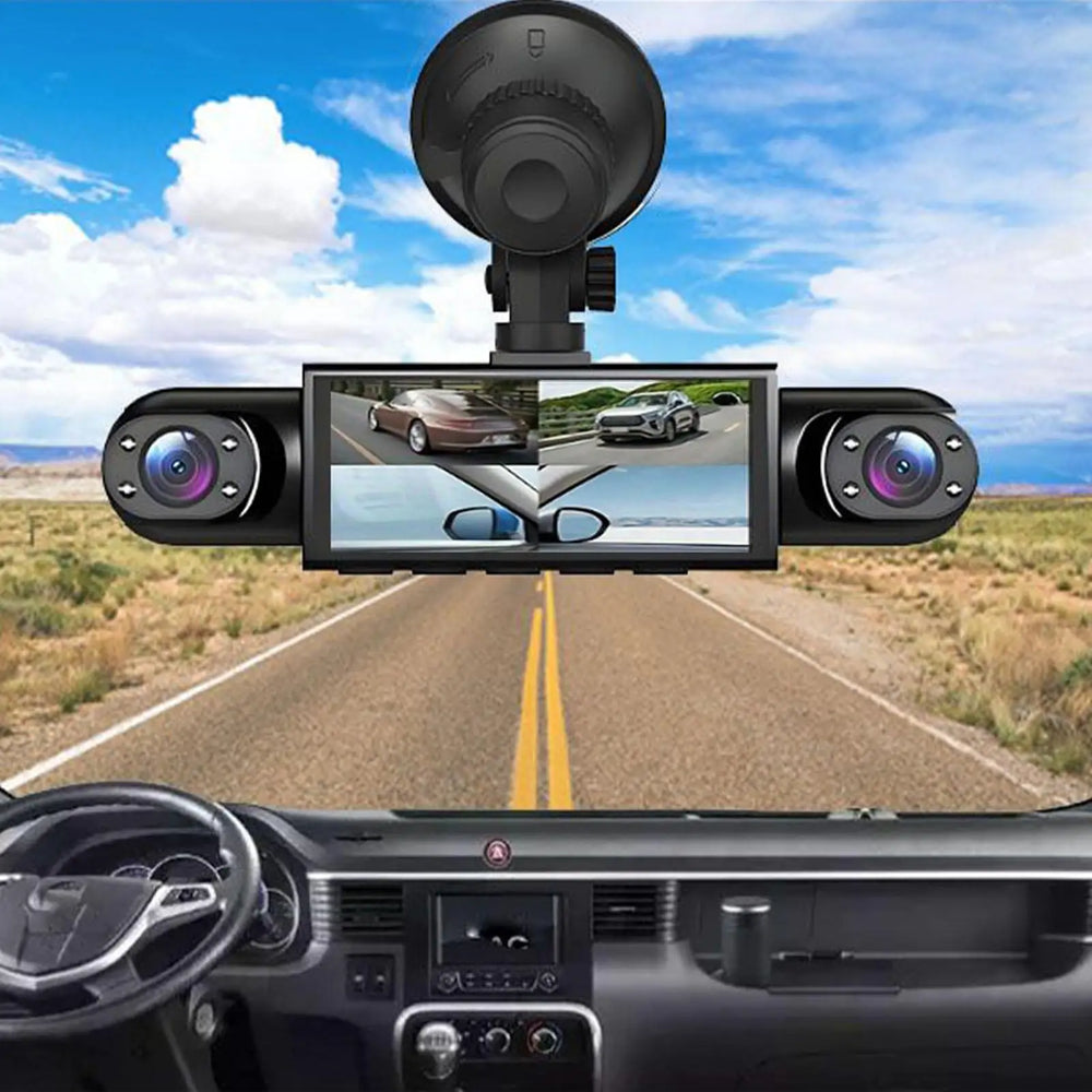 4-Channel Dash Camera 1080P | Front, Rear, Left & Right Recording