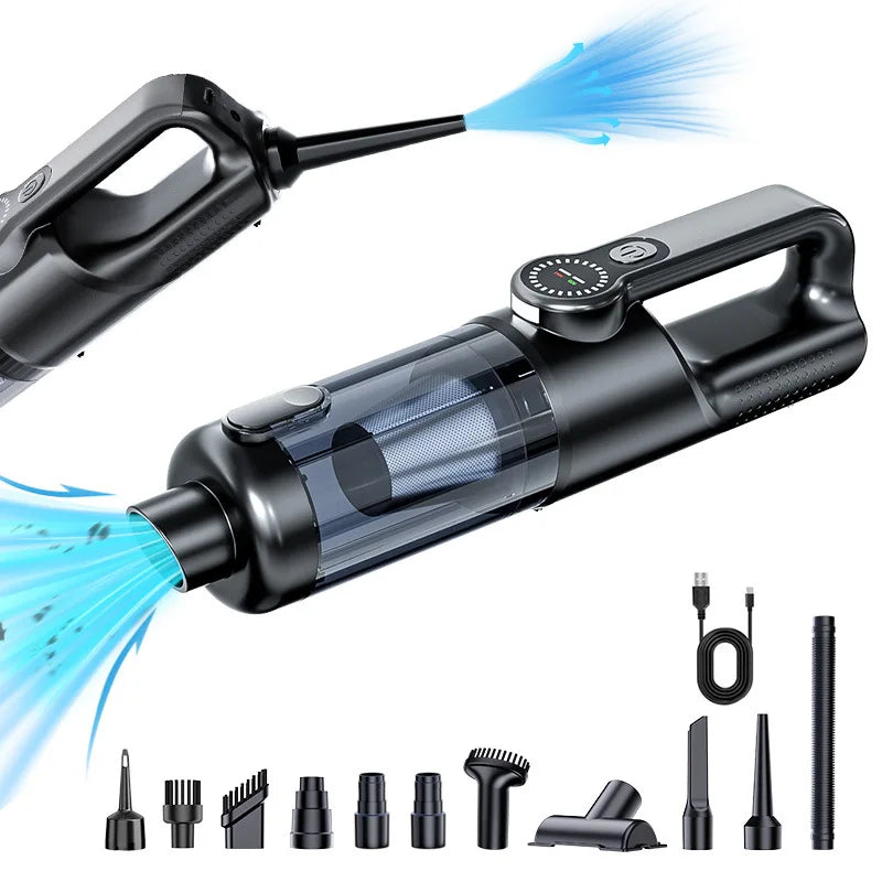 Wireless Car Vacuum Cleaner | One-Button Dust Dump | High Power Large Suction | Zonix Lifestyle