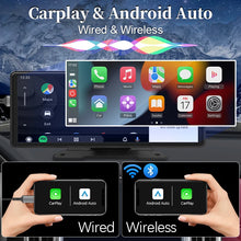 10.26-Inch Car Monitor | Wireless CarPlay & Android Auto | Bluetooth AUX USB | In-Dash Screen